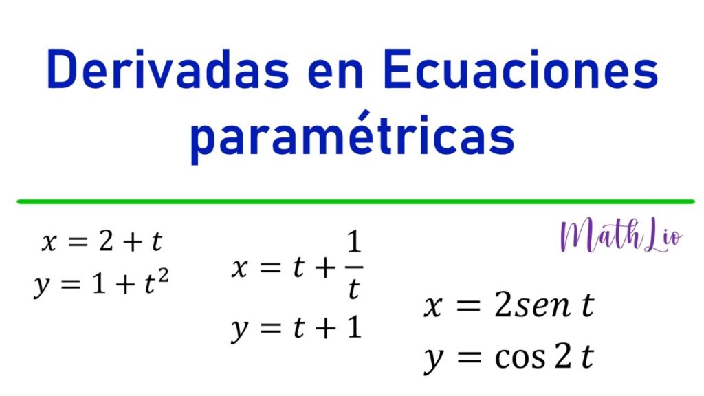 Derivadas Paramétricas