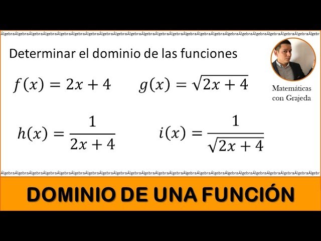 Dominio de Funciones Matemáticas