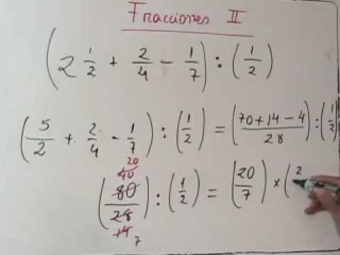 Fracciones II