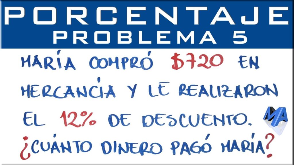 Problemas de Porcentaje