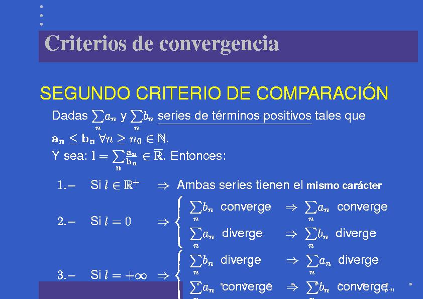 Series y su Convergencia