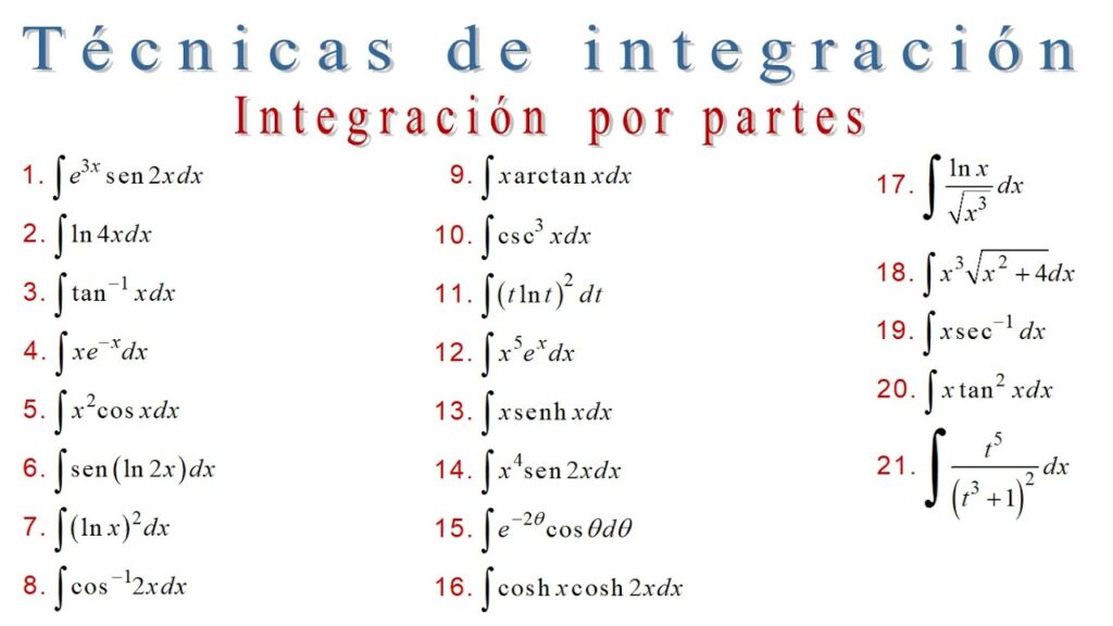 Técnicas de Integración