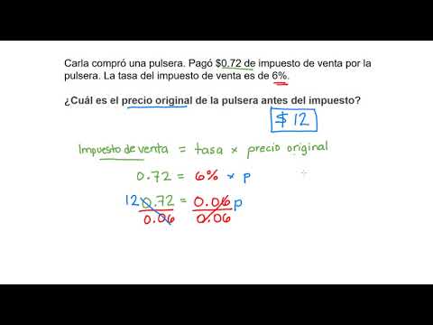 Las Matemáticas en Impuestos y Propinas