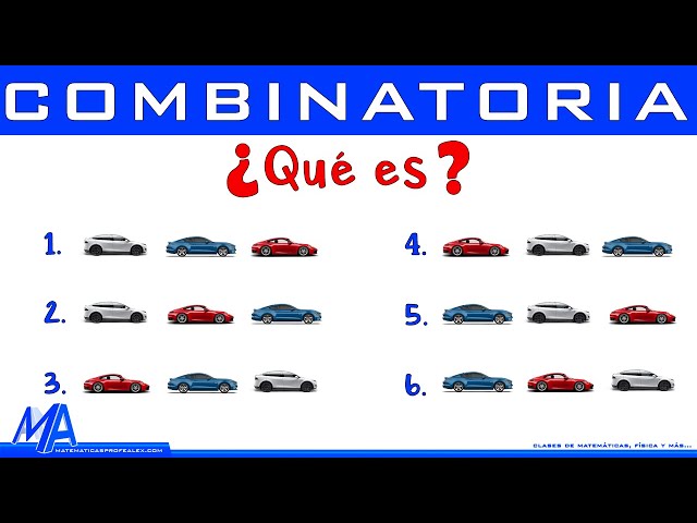 ¿Qué es la combinatoria?